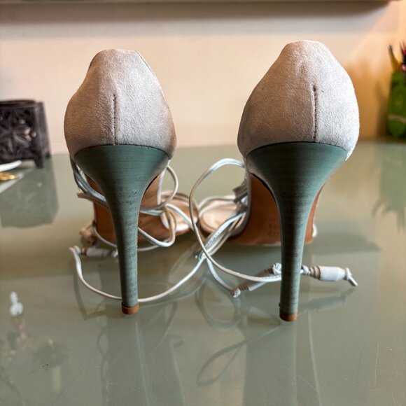 🩵  Gorgeous Ron Donovan Light Blue Suede Heels | Size 40 | Made in Italy  🩵 - Picture 3 of 8